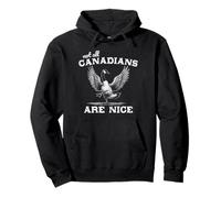 Les Canadiens ne sont Pas Tous gentils - Canadian Goose Vintage Retro Sweat à Capuche