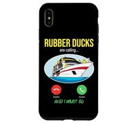 Les Canards en Caoutchouc appellent Les Bateaux de Chasse aux Canards de croisière en mer Coque pour iPhone XS Max
