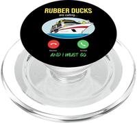 Les Canards en Caoutchouc appellent Les Bateaux de Chasse aux Canards de croisière en mer PopSockets PopGrip pour MagSafe