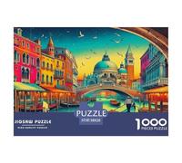 Les canaux de Venise Puzzle De 1000 Pièces : pour Les Professionnels, Une Façon De Décompresser Après Une Journée Chargée