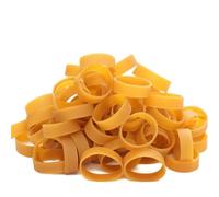 Les caoutchoucs, Bandes de caoutchouc jaunes 50 pièces, bandes de caoutchouc industrielles en cuir de vache à haute élasticité, bandes de caoutchouc robustes for l'école, la maison et le bureau(60x3mm