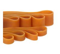 Les caoutchoucs, Bandes élastiques Jaunes à Haute élasticité, Anneaux en Latex Extensibles de 100 à 190mm de diamètre, Bandes élastiques de 15/30mm d'épaisseur de 3mm 1 pièce(600x30x3mm)