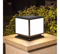 Les capuchons de poteaux solaires à LED allument des luminaires extérieurs modernes, un lampadaire extérieur étanche, un luminaire de paysage extérieur, une lanterne de pont de clôture à énergie