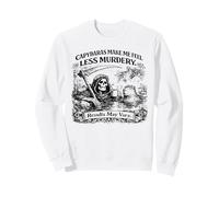 Les capybaras me Font me Sentir Moins, Un Meurtre, Un Capybara drôle Sweatshirt