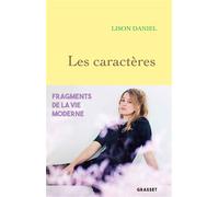 Les Caractères - Lison Daniel - Grasset - broché - Anthologie