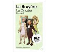 Les Caractères, Livres V-X - Bac 2025 Parcours : la comédie sociale - Jean de La Bruyère - Flammarion - Poche - Scolaire / Universitaire