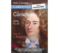 Jean De La Bruyère – Les caractères – Nouveau Bac – Larousse – Poche