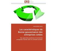 Les Caractéristiques De Bonne Gouvernance Des Entreprises Cotées
