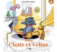Hachette Pratique – Les carrés d'Art Thérapie Disney Chats & Félins