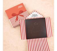 Les cartes à croquer | Prête à Croquer Modèle "Just Married" | Tablette de chocolat gravé | Mariage | Chocolat au choix lait, noir, blanc (80g, Chocolat Noir)