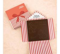 Les cartes à croquer | Prête à Croquer Modèle Lapins de Pâques drôles | Tablette de chocolat gravé | Chocolat au choix lait, noir, blanc (80g, Chocolat Noir)