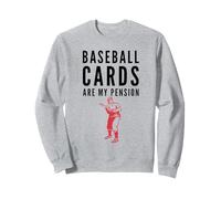 Les Cartes de Baseball sont ma Pension Sweatshirt