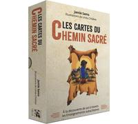 Les cartes du Chemin Sacré - A la découverte de soi à travers les Enseignements autochtones + 44 cartes + 1 pochon satin - Jamie Sams - Vega Eds - Boîte ou accessoire - Jeux livres objets