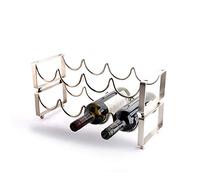 Les casiers à vin pour 4 bouteilles de vin peuvent être superposés sur une table en métal pour éviter que la barre de défilement des bouteilles ne s'applique à l'armoire élégante style français casier