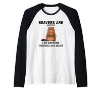 Les castors sont géniaux, Je suis génial, Donc Je suis Un Castor Manche Raglan