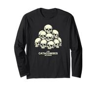 Les Catacombes de Paris Crânes Manche Longue