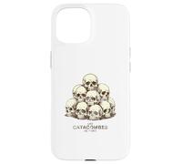Les Catacombes de Paris Crânes pour Lumières Imprimé Vieilli Coque pour iPhone 15