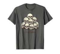 Les Catacombes de Paris Crânes pour Lumières Imprimé Vieilli T-Shirt
