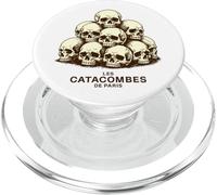 Les Catacombes de Paris Crânes pour Lumières PopSockets PopGrip pour MagSafe