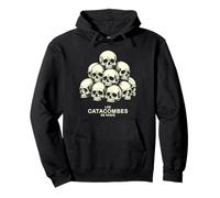 Les Catacombes de Paris Crânes Sweat à Capuche