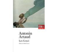 Les Cenci - Antonin Artaud - Gallimard - Poche - Théâtre