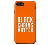 Les chaînes de Blocs comptent la décentralisation BTC Crypto Blockchain Coque pour iPhone SE (2020) / 7/8