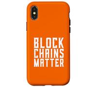 Les chaînes de Blocs comptent la décentralisation BTC Crypto Blockchain Coque pour iPhone X/XS