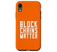 Les chaînes de Blocs comptent la décentralisation BTC Crypto Blockchain Coque pour iPhone XR
