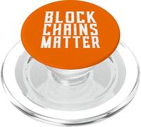 Les chaînes de Blocs comptent la décentralisation BTC Crypto Blockchain PopSockets PopGrip pour MagSafe