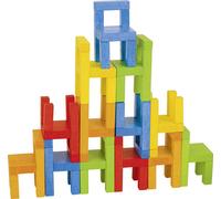 Les chaises, jeu de balancier rouge TU