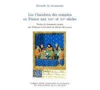 les chambres des comptes en france au xive et xve siècles