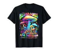 Les champignons appellent et je dois aller - Coloré T-Shirt
