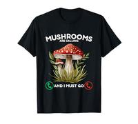 Les Champignons appellent et Je Dois Aller | Drôle T-Shirt