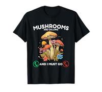 Les Champignons appellent et Je Dois Aller | Drôle T-Shirt
