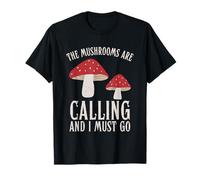 Les Champignons appellent et Je Dois y Aller T-Shirt