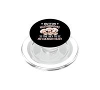 Les Champignons de Paris : la e Mon cœur culinaire PopSockets PopGrip pour MagSafe