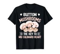Les Champignons de Paris : la e Mon cœur culinaire T-Shirt