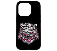 Les chansons tristes sauvent des Vies Emo Design Coque pour iPhone 15 Pro
