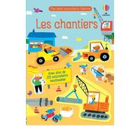 Les chantiers - Mes petits autocollants Usborne - Jane Bingham - Usborne - broché - Document jeunesse