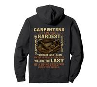 Les charpentiers sont une équipe de construction de charpenterie assidue Sweat à Capuche