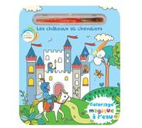 Les châteaux et chevaliers - Coloriage magique à l'eau