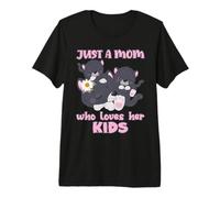 Les Chats Aiment Leur Maman Juste Une Maman Qui Aime Ses T-Shirt Haut de Gamme