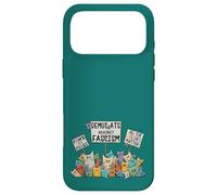 Les Chats démocrates Contre Le fascisme et pour la diversité Coque pour iPhone 17 Pro Max