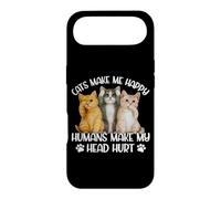 Les Chats me rendent Heureux, Les Humains me Font Mal à la tête Coque pour iPhone Air