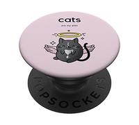 Les Chats mystérieux d'animal Cozy sont Mon Alibi Cosy Crime Sleuth PopSockets PopGrip Adhésif