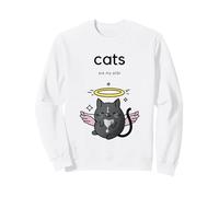 Les Chats mystérieux d'animal Cozy sont Mon Alibi Cosy Crime Sleuth Sweatshirt