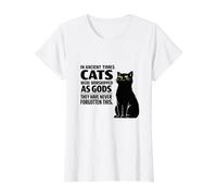 Les Chats n'ont jamais oublié qu'ils étaient des Dieux T-Shirt Graphique avec Valeur