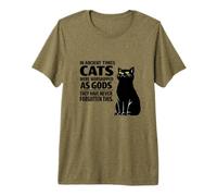 Les Chats n'ont jamais oublié qu'ils étaient des Dieux T-Shirt Haut de Gamme