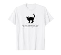 Les chats ont été vénérés comme des dieux ; ils n'ont pas oublié cela T-Shirt