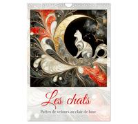 Les chats - Pattes de velours au clair de lune (Calendrier mural 2026 DIN A4 horizontal), CALVENDO calendrier mensuel: Voyage annuel avec des chats sous le signe de la lune.